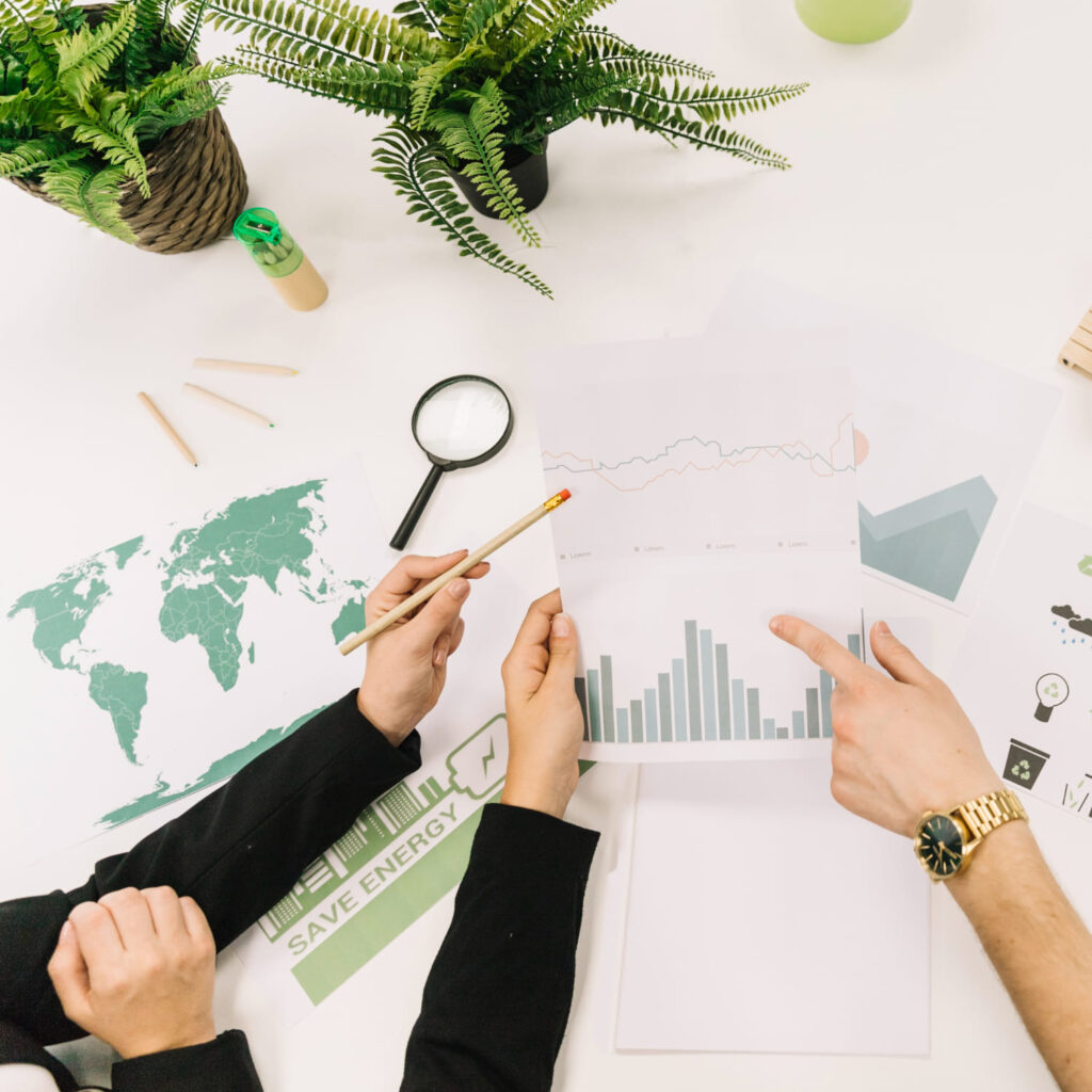 Mapeamento de dados de ESG no saneamento.